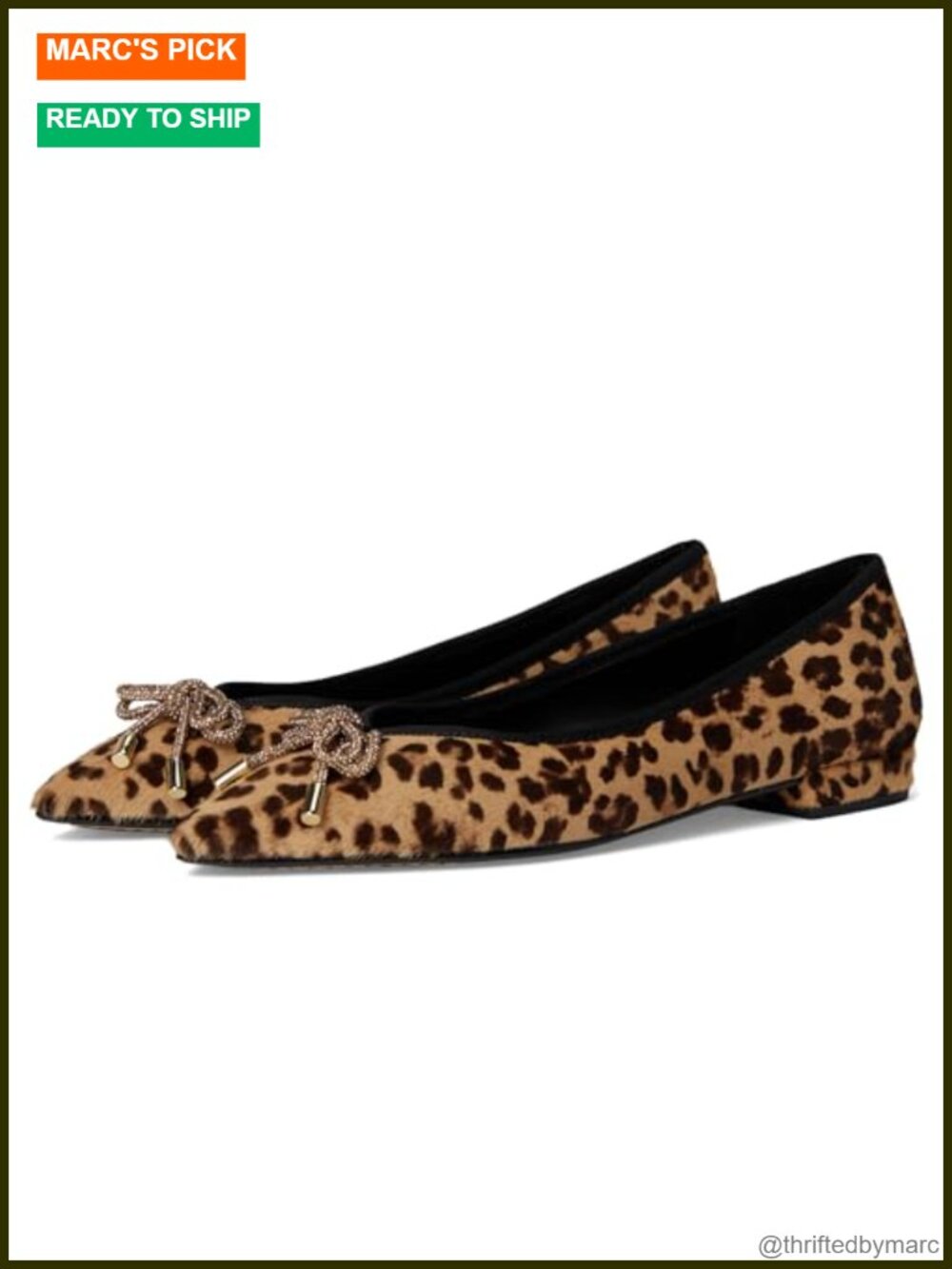 Pointed Toe Slip-On Flats Calf Hair Comfort Memory Foam Daily Wear